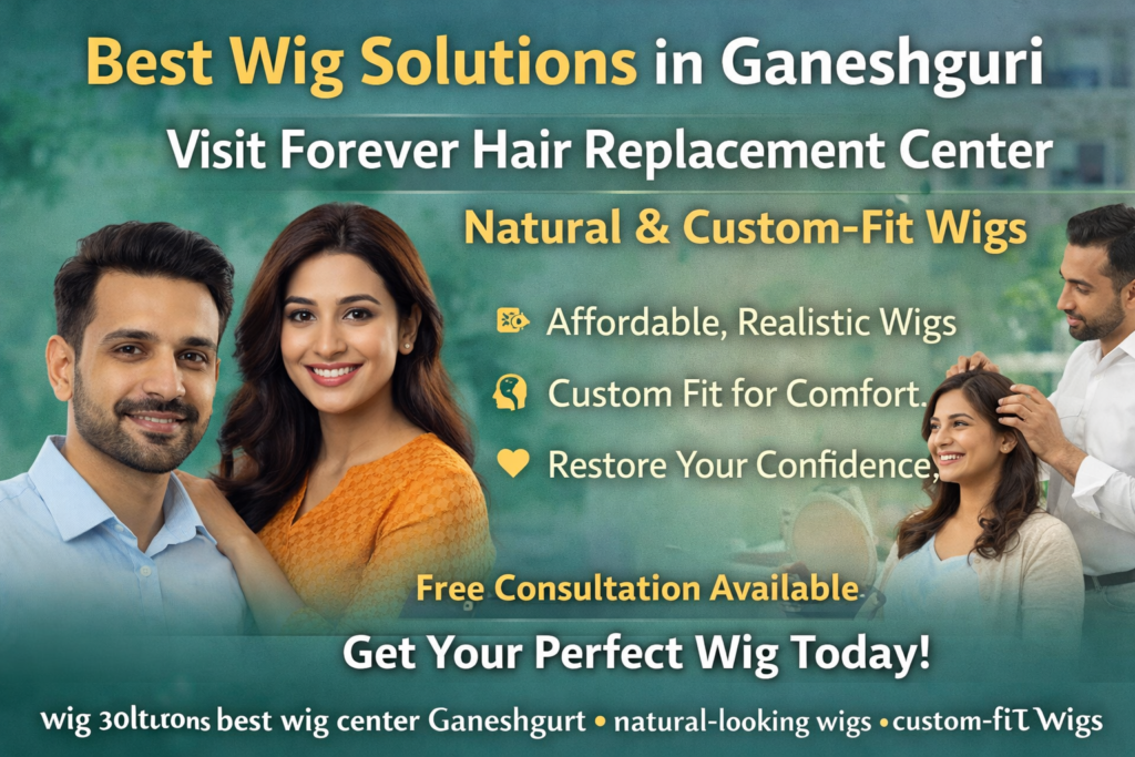 Forever Hair Replacement Center – Best Wig Solutions in Ganeshguri with Natural & Custom-Fit Wigs