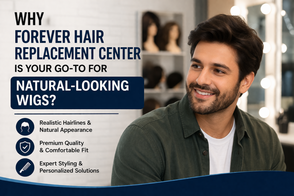 High-Quality Natural-Looking Wigs at Forever Hair Replacement Center
