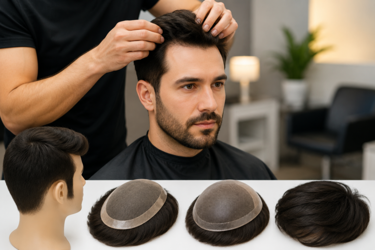 Professional hair wig and hair patch consultation at Forever Hair Replacement Center in Guwahati