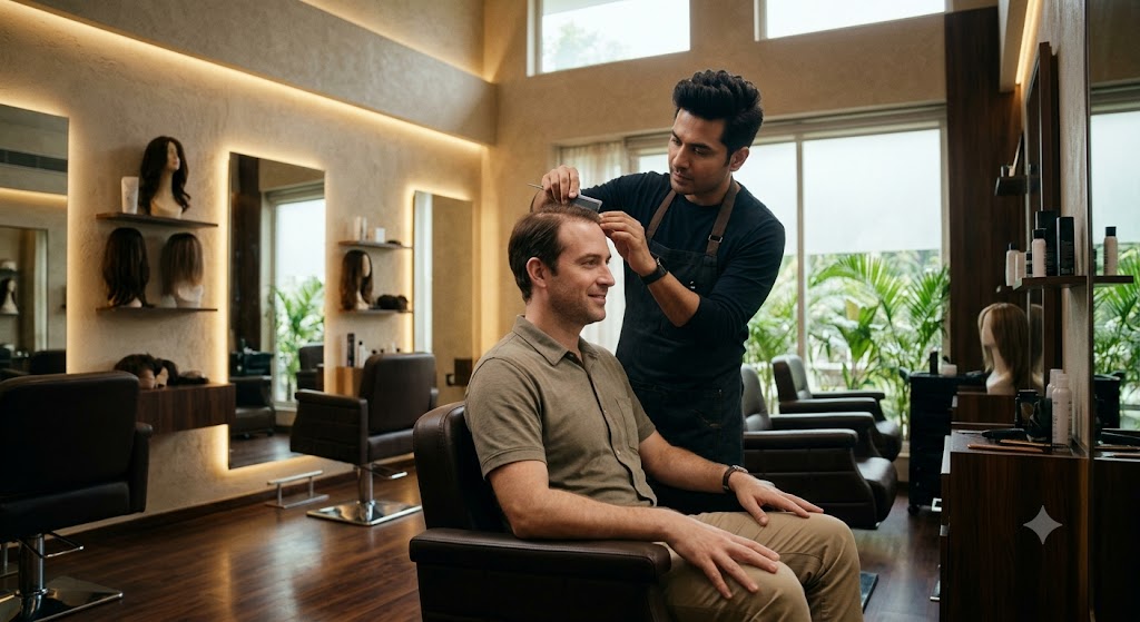 Forever Hair Replacement Center Guwahati providing premium hair patch and hair wig solutions for men and women