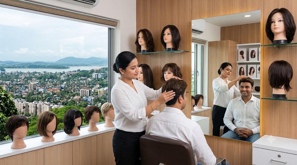 Forever Hair Replacement Center Guwahati offering best hair wig centre services with natural hair solutions